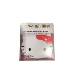 The Creme Shop x Hello Kitty Mattifying Blotting Paper 100 Sheets Mirror Case